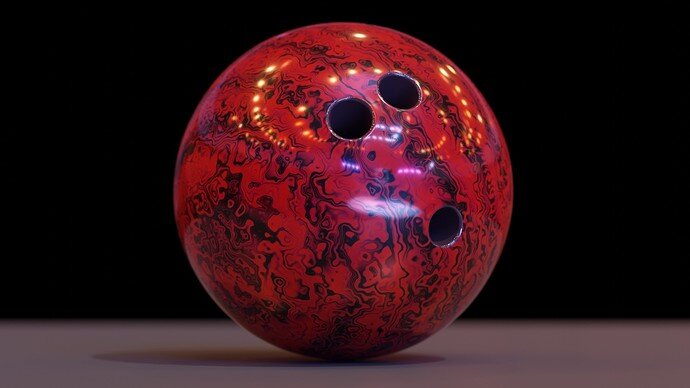 Coloured Bowling Ball 2