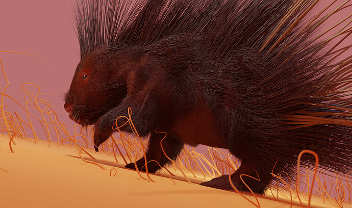 Porcupine_Render5Cycles(edit)