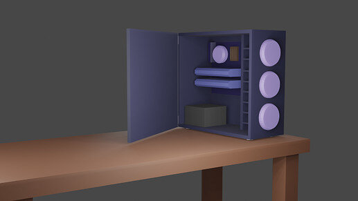 PC and Table - Render