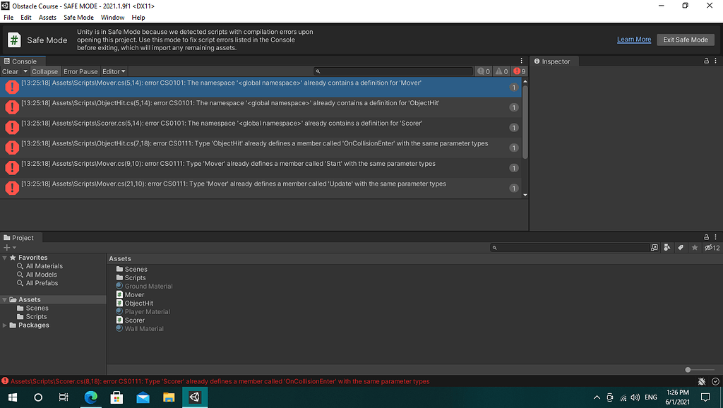 I am getting this error - Ask - GameDev.tv