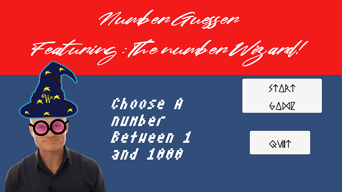 Number Guesser Title