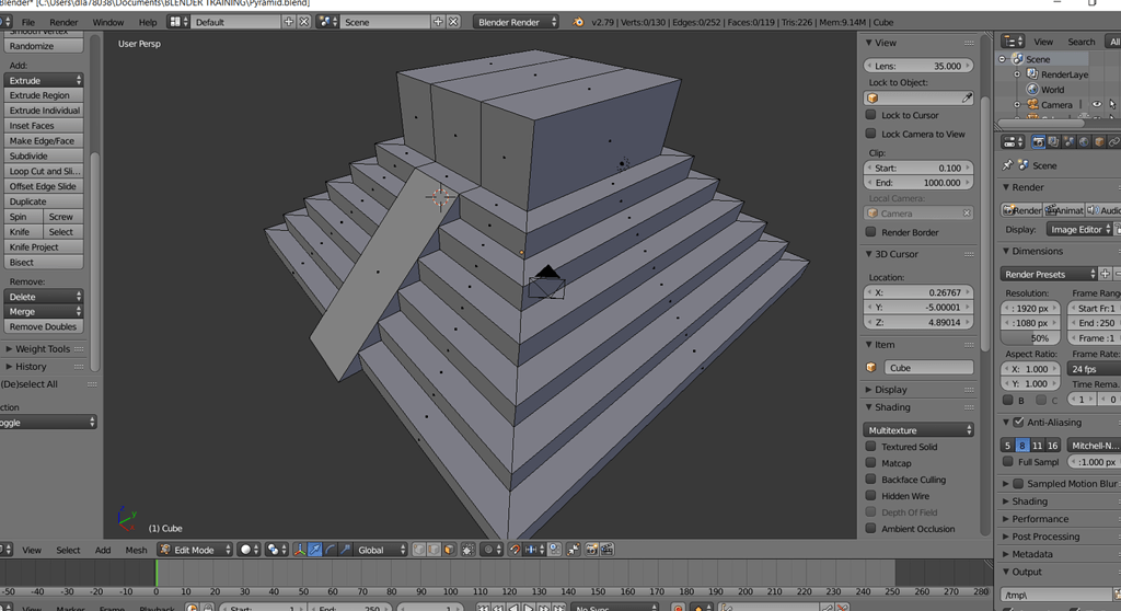 Pyramid with ramp - Talk - GameDev.tv
