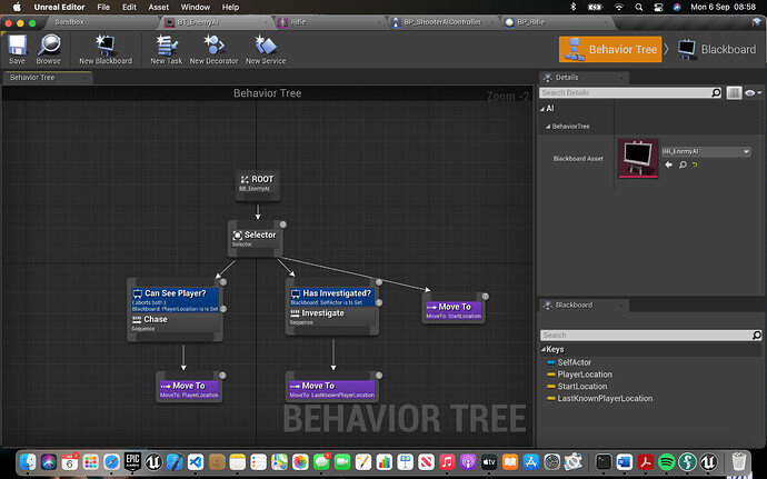 Issue creating New Node on Behaviour Tree - Ask - GameDev.tv