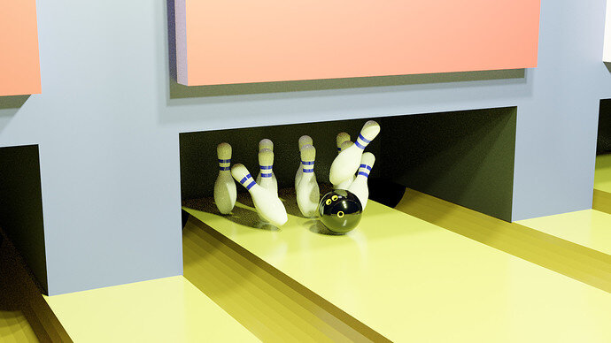 Bowling scene CYCLES