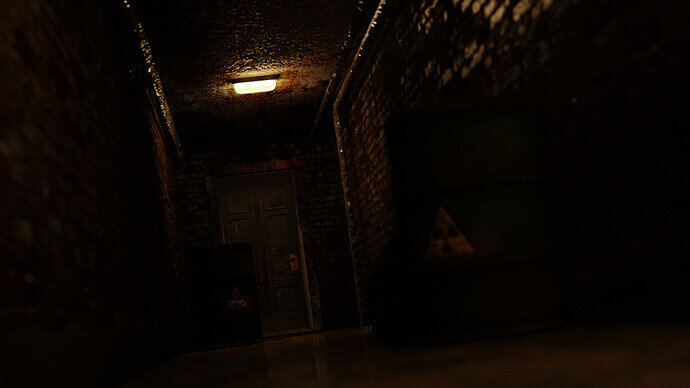 Spooky Corridor Render 4