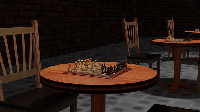 Chess scene wide