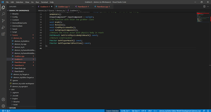 Grabber.h - demon_try (Workspace) - Visual Studio Code 22_09_2021 10_25_00