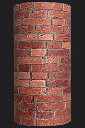 2021-02-27 Designer Bricks IRay Cylinder