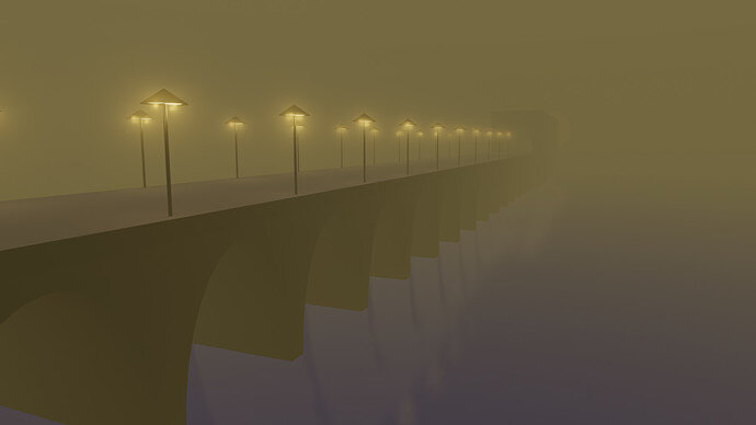 Bridge+yellow Fog-Evee