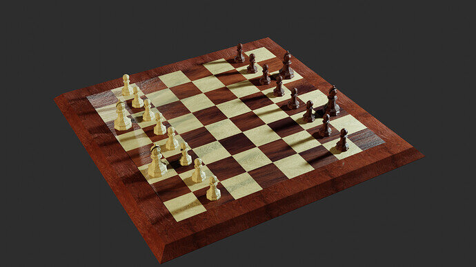 Chess textured