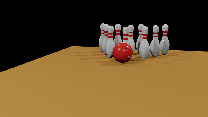 bowling - final render