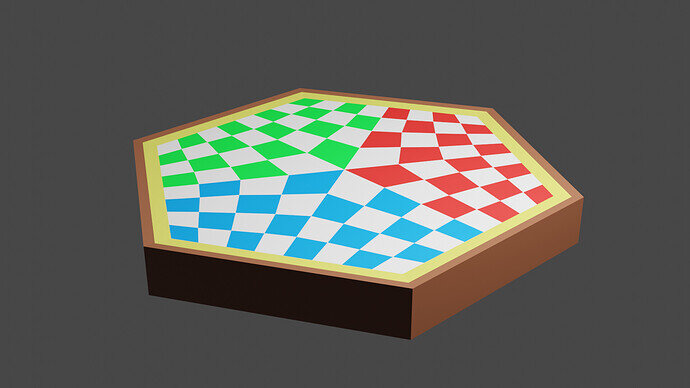 basic chess board eevee render