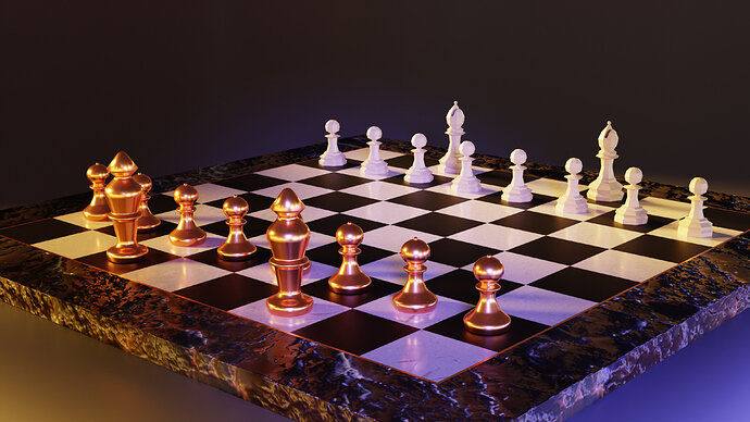 2019-12-14- Chess Scene WIP Cycles - Board Mapping