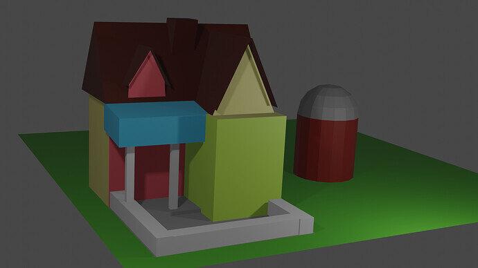 extruding UP house
