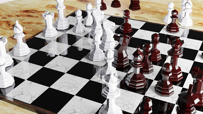 Eevee Chess Scene Camera 1