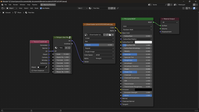 Simple material setup