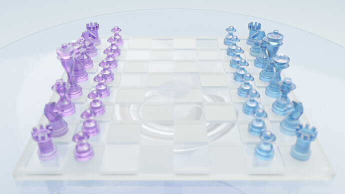 Chess Board - View 3