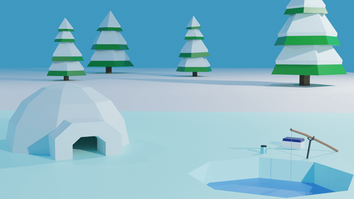 Igloo Cycle Render