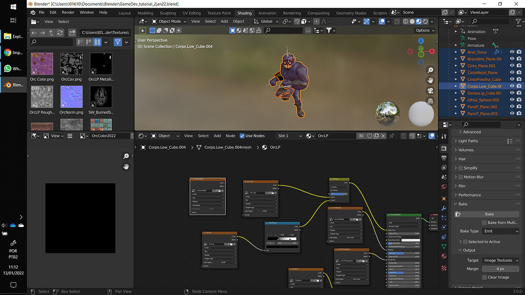 Baking combined colors is not working - Ask - GameDev.tv