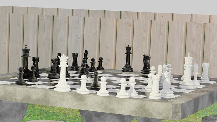 ChessBoardSceneWhiteSideView