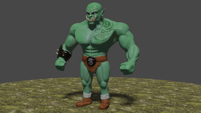 Textured Orc
