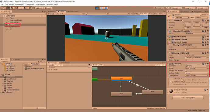 Unity - Lecturer Animator Controller