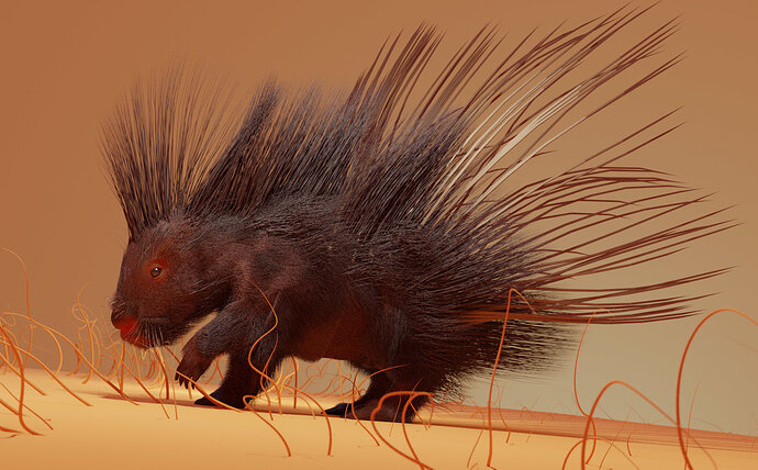 Porcupine_Render3Cycles(edit)