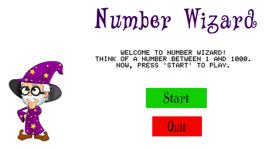 My Version Of Number Wizard UI Game Show GameDev tv