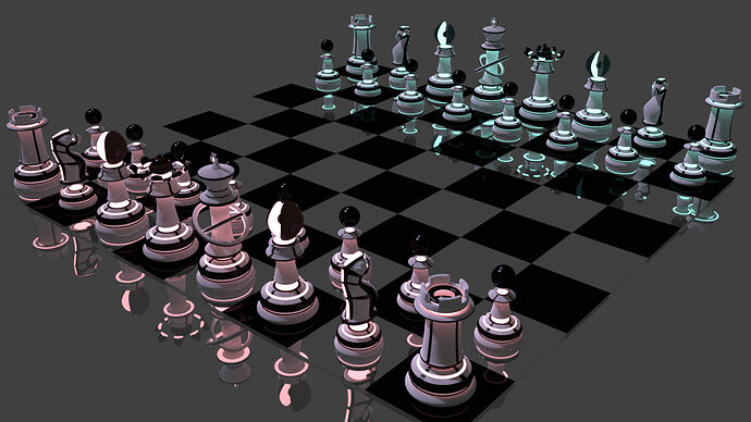 render chess board 7