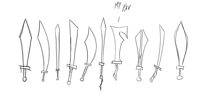 10 swords