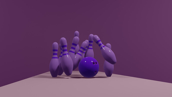 bowling with lighting