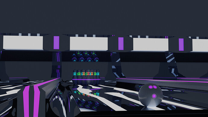 Bowling Scene Cycles Render