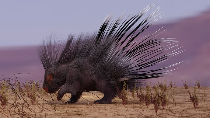 Porcupine_Render8Cycles