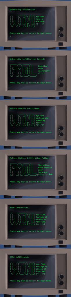 Terminal Hacker Game Over Screens - Talk - GameDev.tv