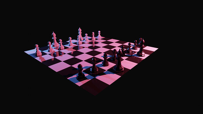 chess low poly