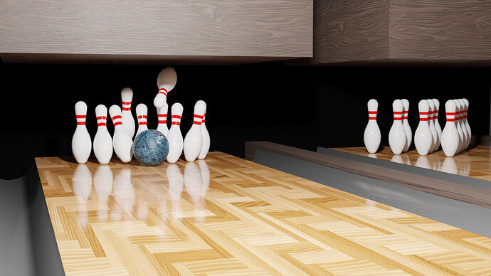 Bowling Alley - Cycles Render