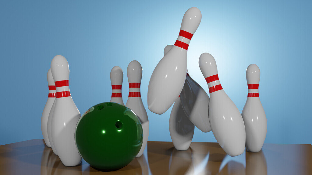 Bowling pins render challenge with Eevee - Show - GameDev.tv