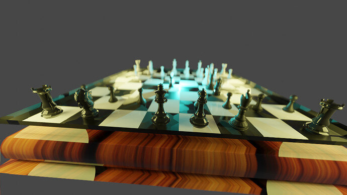 my chess board front veiw