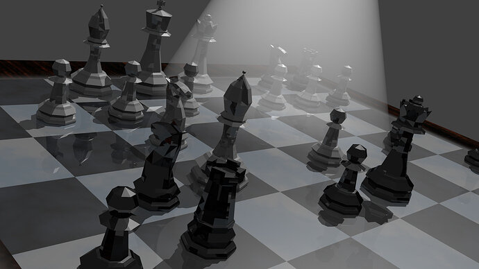 Glossy Chess Set Complete
