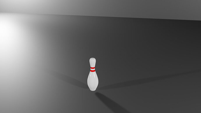 First bowling pin