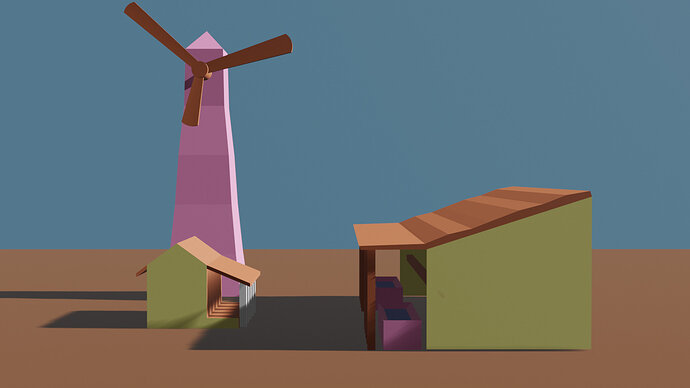 Low poly scene6