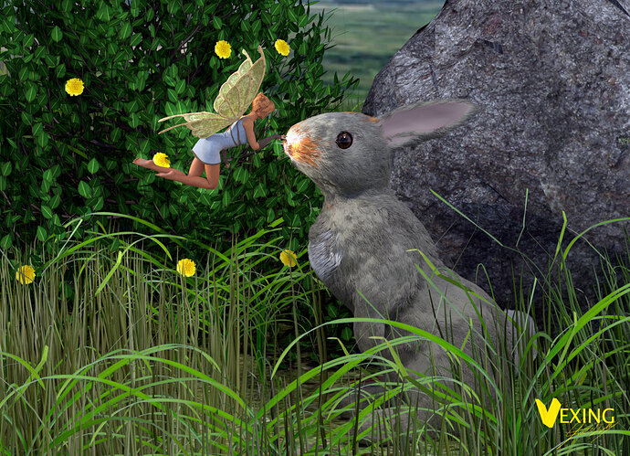 Hare in Spring