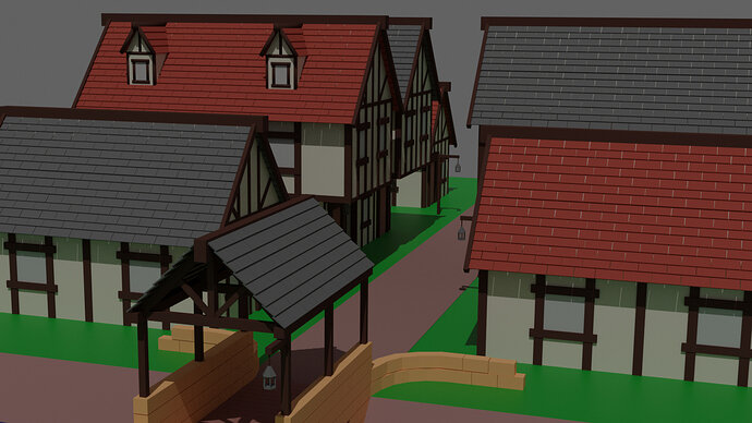 Town scene day