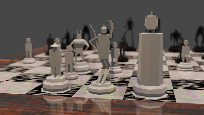 Chess Set Depth of Field