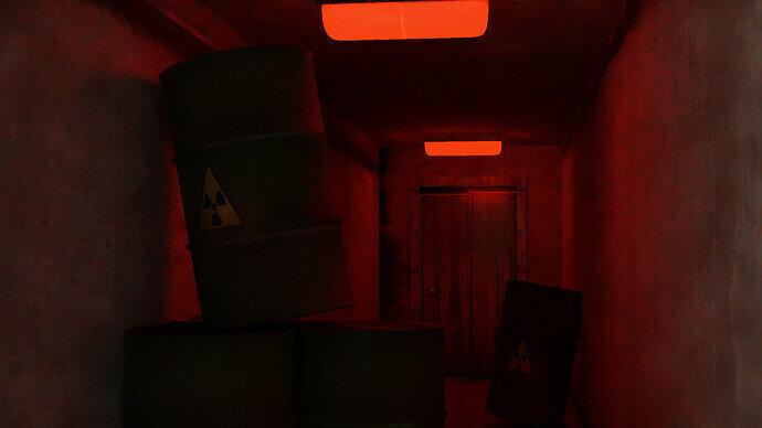 hallway4redlights