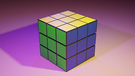 Multiple Material Challenge - Rubik's Cube - Show - GameDev.tv
