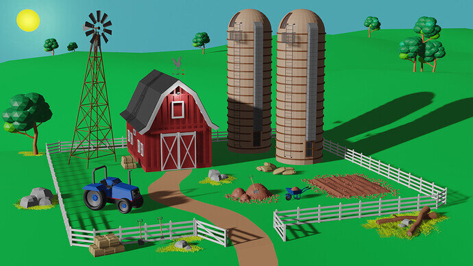 16. Farm Scene