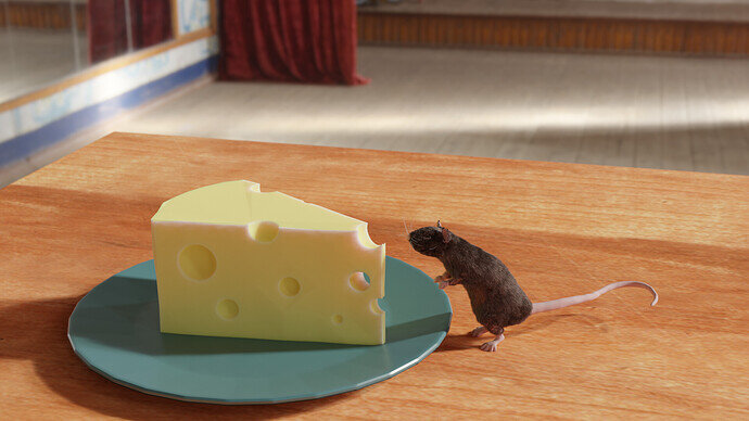 Rat and cheese HDRI