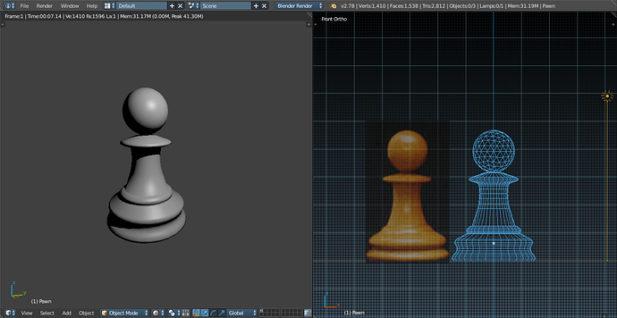 Chess piece pawn