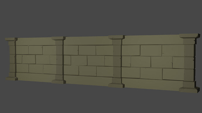 Low Poly Wall